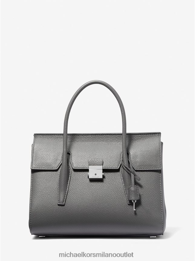 Michael Kors collezione borsa a tracolla Campbell media in pelle martellata unisex ardesia P06L0L3793 Accessori