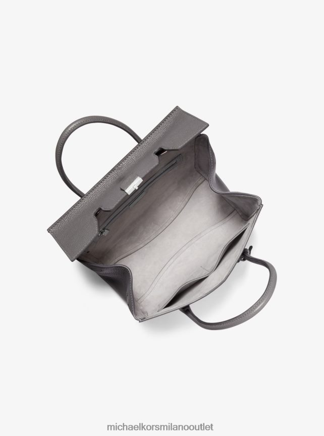 Michael Kors collezione borsa a tracolla Campbell media in pelle martellata unisex ardesia P06L0L3793 Accessori