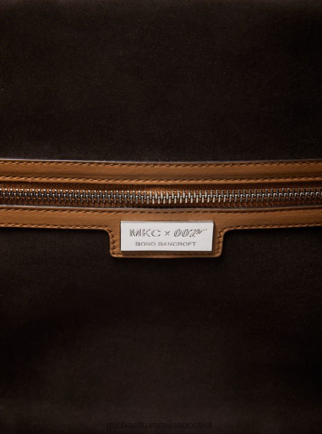 Michael Kors collezione mkc x 007 bond bancroft borsa grande in pelle unisex ghianda P06L0L3813 Accessori