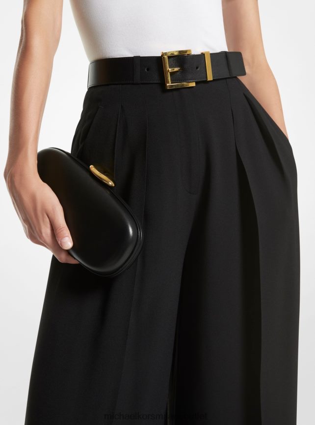 Michael Kors collezione tina piccola minaudiere in pelle unisex nero P06L0L3775 Accessori