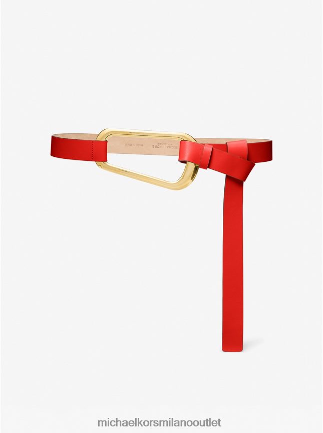 Michael Kors cintura in pelle collezione angelina unisex papavero P06L0L3882 Accessori