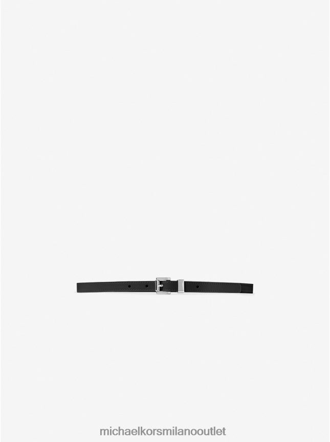 Michael Kors cintura in pelle da collezione unisex nero P06L0L3903 Accessori