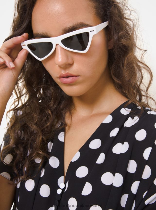 Michael Kors collezione occhiali da sole maddox unisex bianco P06L0L3916 Accessori