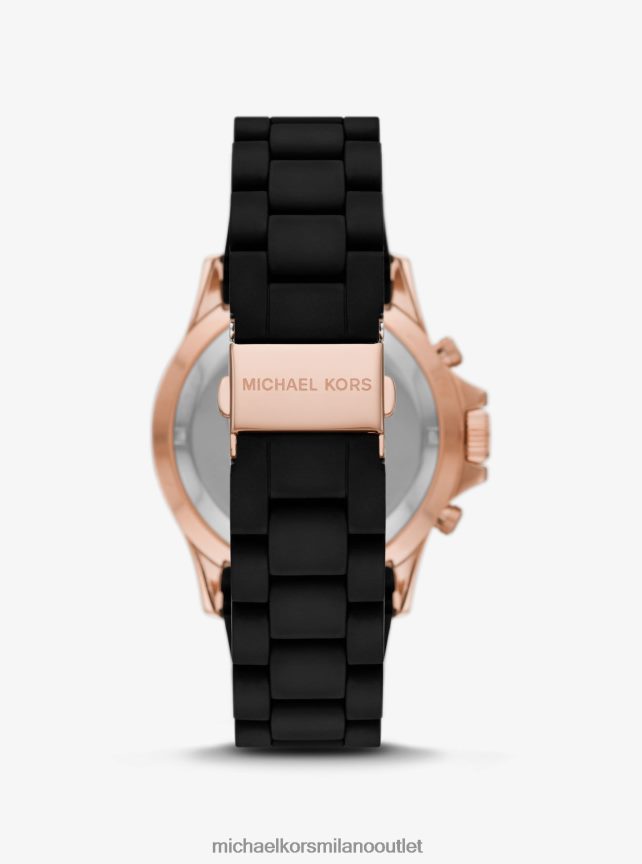 Michael Kors Orologio Everest oversize in tonalità oro rosa e silicone unisex oro rosa P06L0L4028 Accessori