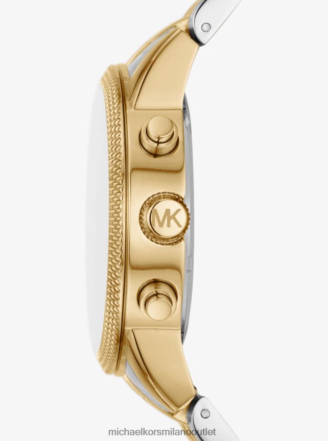 Michael Kors Orologio Hutton oversize bicolore unisex due toni P06L0L3978 Accessori