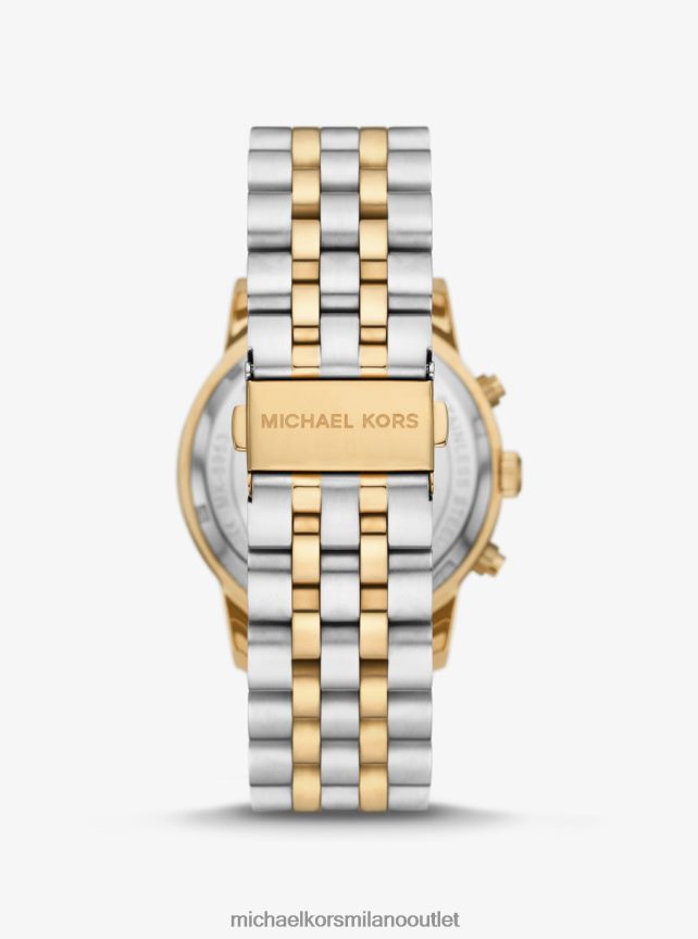 Michael Kors Orologio Hutton oversize bicolore unisex due toni P06L0L3978 Accessori