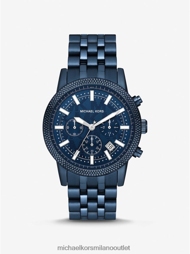 Michael Kors Orologio Hutton oversize color blu scuro unisex Marina Militare P06L0L3976 Accessori