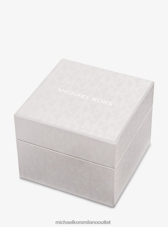 Michael Kors Orologio oversize in acetato biologico con pavé color oro e tartaruga unisex tartaruga P06L0L3999 Accessori