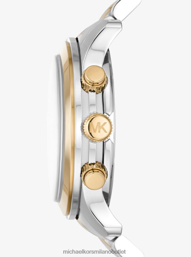 Michael Kors orologio bicolore da passerella oversize unisex due toni P06L0L3964 Accessori