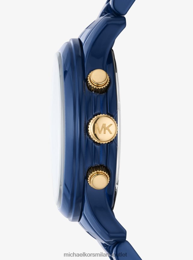 Michael Kors orologio da passerella in tonalità blu scuro unisex blu P06L0L3959 Accessori