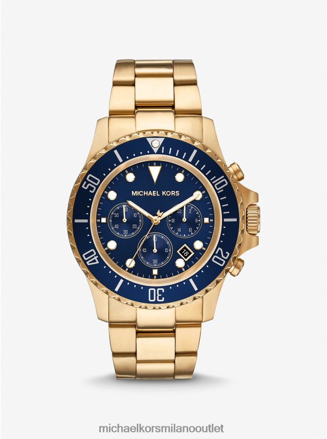 Michael Kors orologio everest oversize color oro unisex oro P06L0L3987 Accessori
