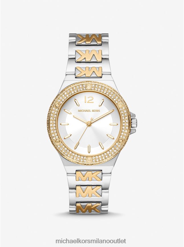 Michael Kors orologio lennox pave con logo bicolore unisex due toni P06L0L4019 Accessori