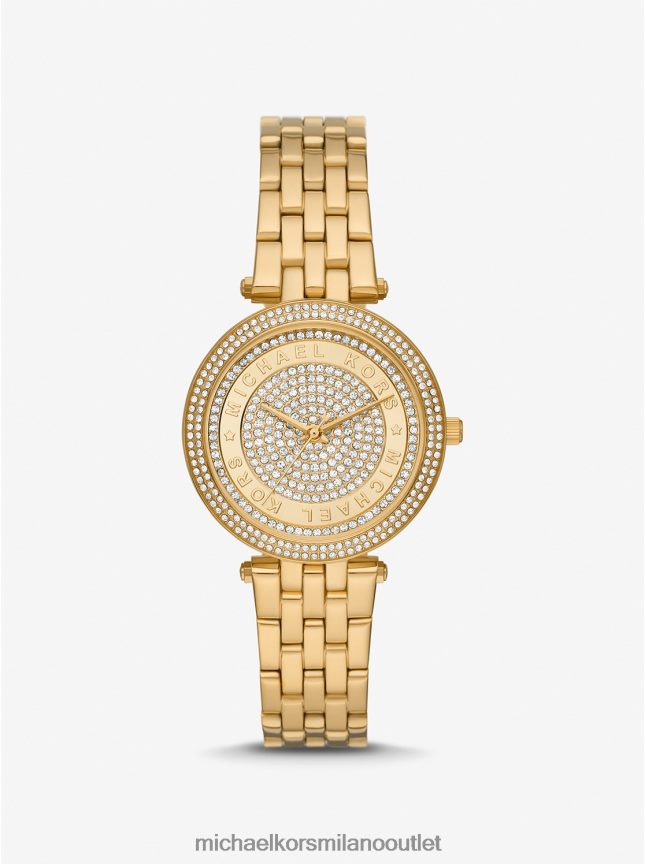 Michael Kors orologio mini darci pave color oro unisex oro P06L0L4023 Accessori