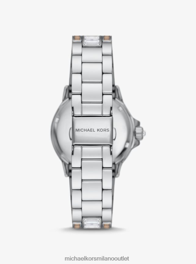 Michael Kors orologio mini everest in edizione limitata bicolore con pavé argentato unisex due toni P06L0L3954 Accessori