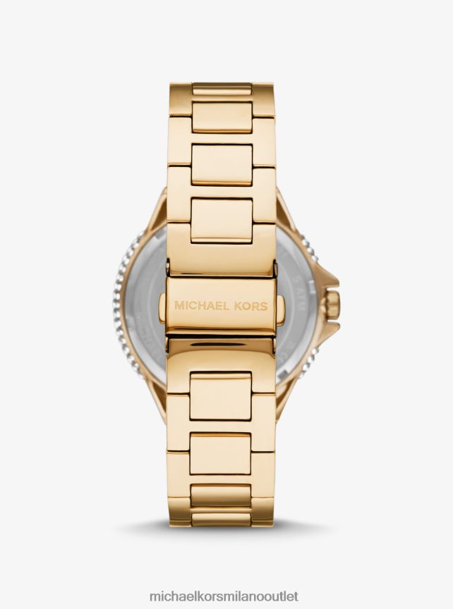 Michael Kors orologio oversize Camille Ombre con pavé color oro unisex oro P06L0L3967 Accessori