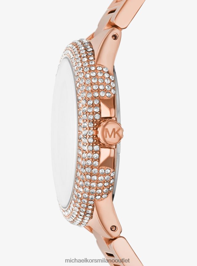 Michael Kors orologio oversize camille ombre pave in tonalità oro rosa unisex oro rosa P06L0L3966 Accessori