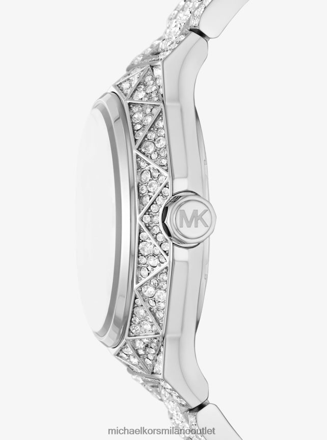 Michael Kors orologio oversize raquel pavé color argento unisex argento P06L0L3980 Accessori