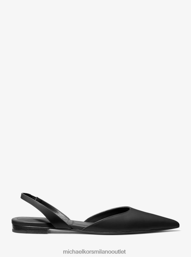 Michael Kors collezione bridget scarpe basse in pelle unisex nero P06L0L3856 scarpe