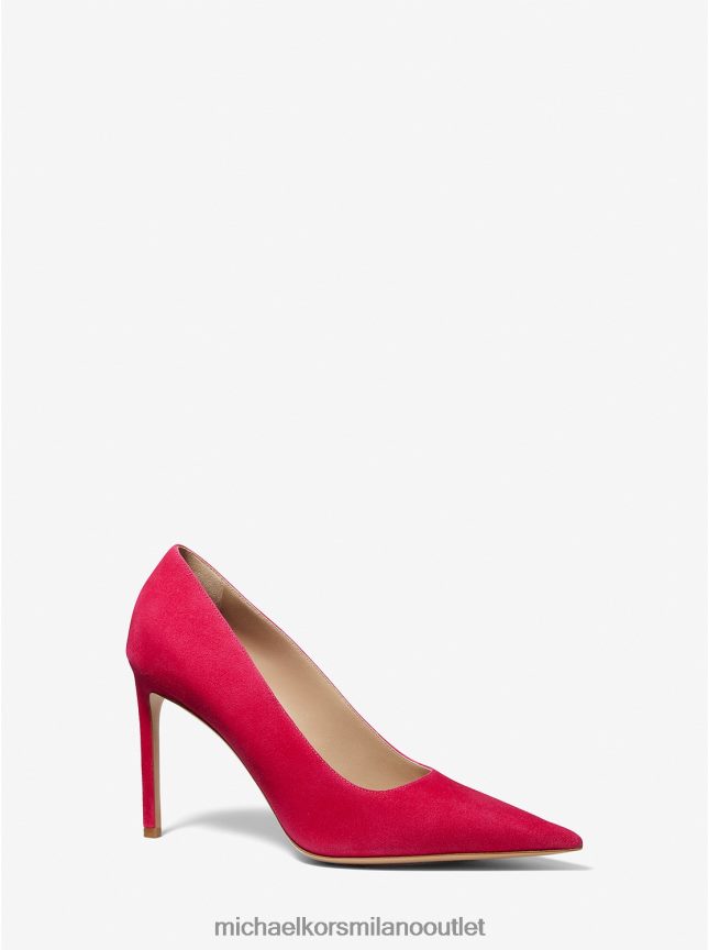 Michael Kors décolleté in pelle scamosciata Martine della collezione unisex fucsia P06L0L3847 scarpe