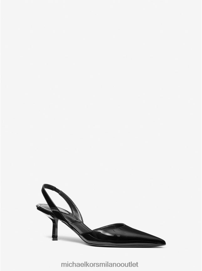 Michael Kors décolleté in pelle verniciata holly della collezione unisex nero P06L0L3858 scarpe