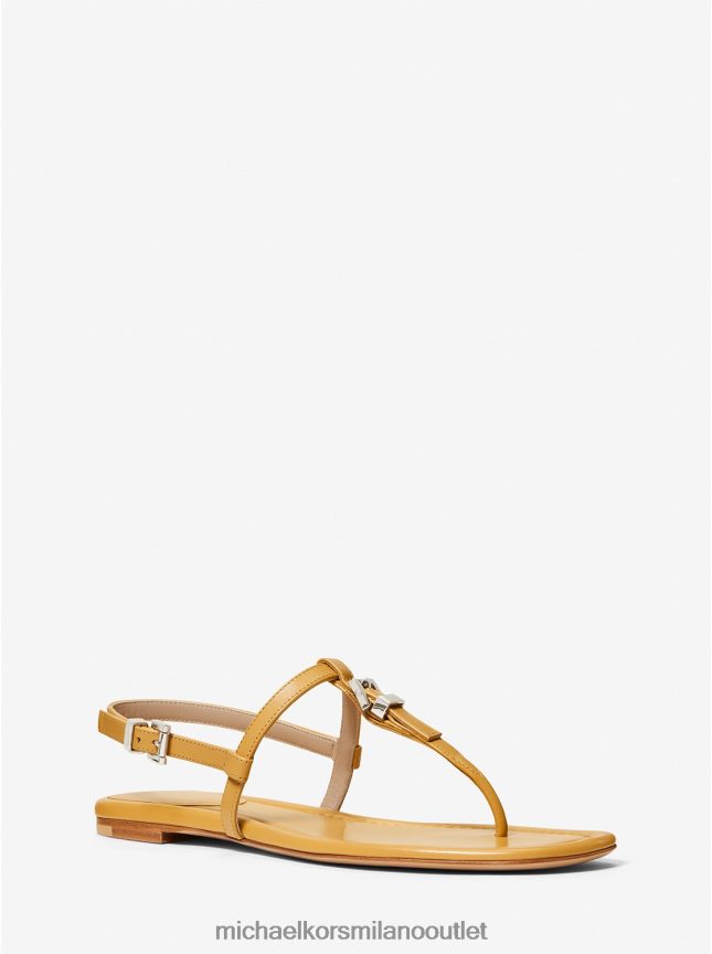 Michael Kors sandalo collezione sofia in pelle unisex arachidi P06L0L3852 scarpe