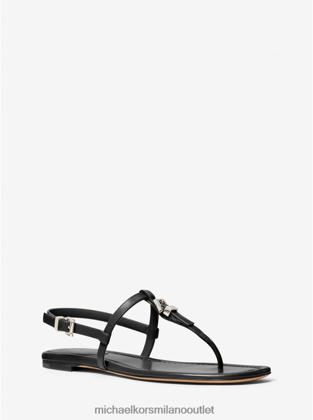 Michael Kors sandalo collezione sofia in pelle unisex nero P06L0L3851 scarpe