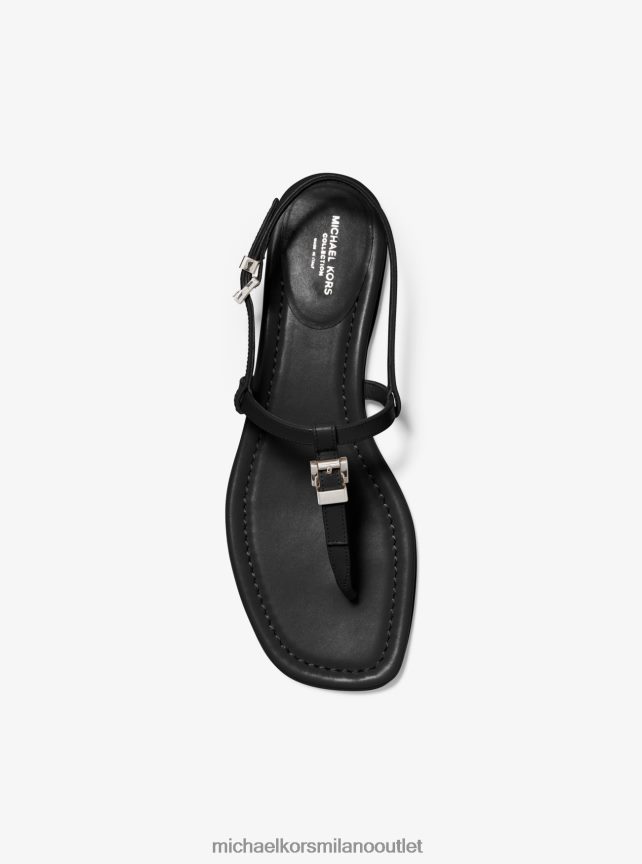 Michael Kors sandalo collezione sofia in pelle unisex nero P06L0L3851 scarpe