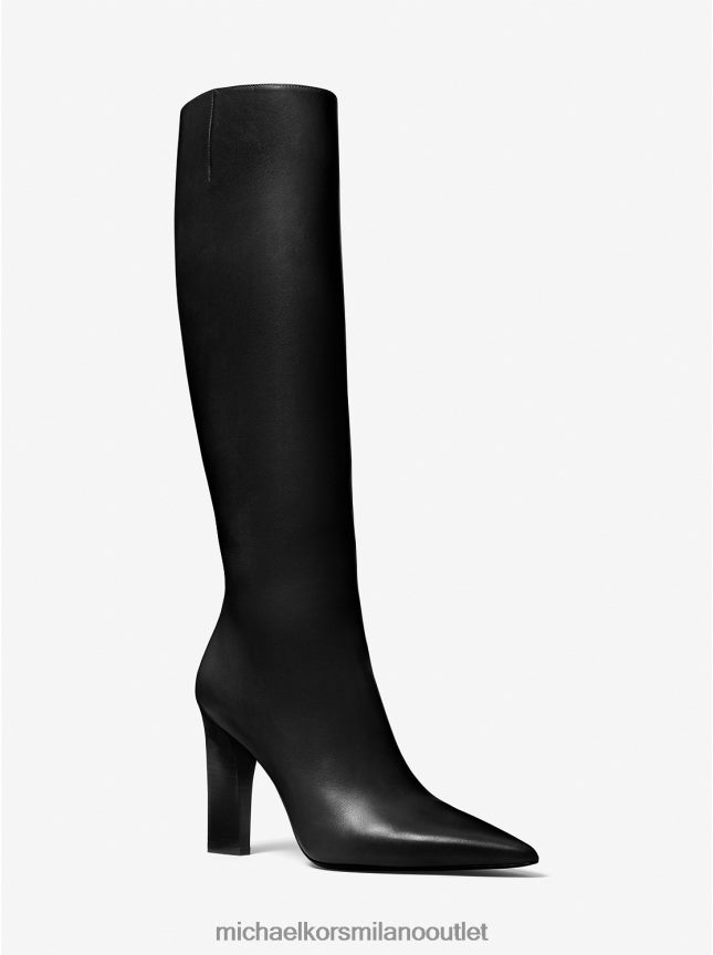 Michael Kors stivale in pelle dabney della collezione unisex nero P06L0L3872 scarpe