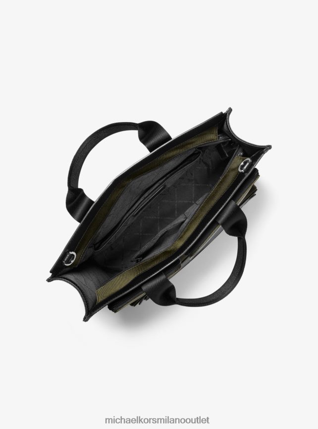 Michael Kors Borsa tote Kent in nylon riciclato donne oliva P06L0L3939 Accessori