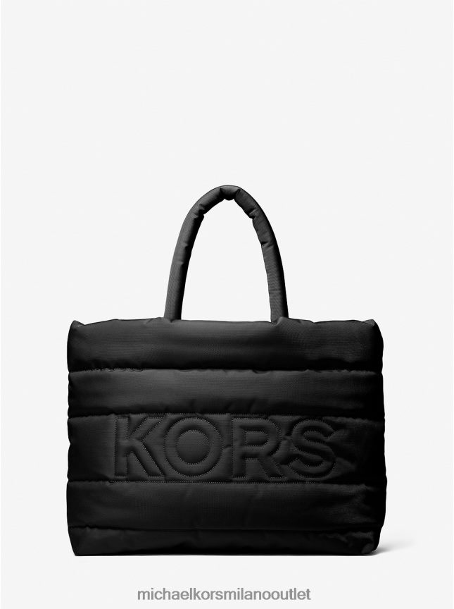 Michael Kors Borsa tote Kent in nylon riciclato trapuntato donne nero P06L0L3937 Accessori