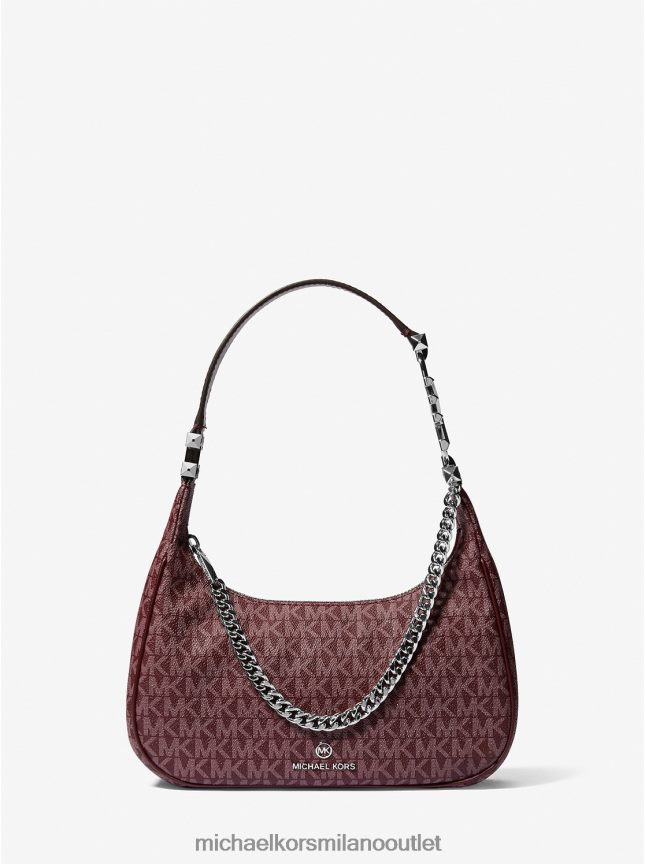 Michael Kors borsa a tracolla piccola con logo piper donne merlot P06L0L3945 Accessori