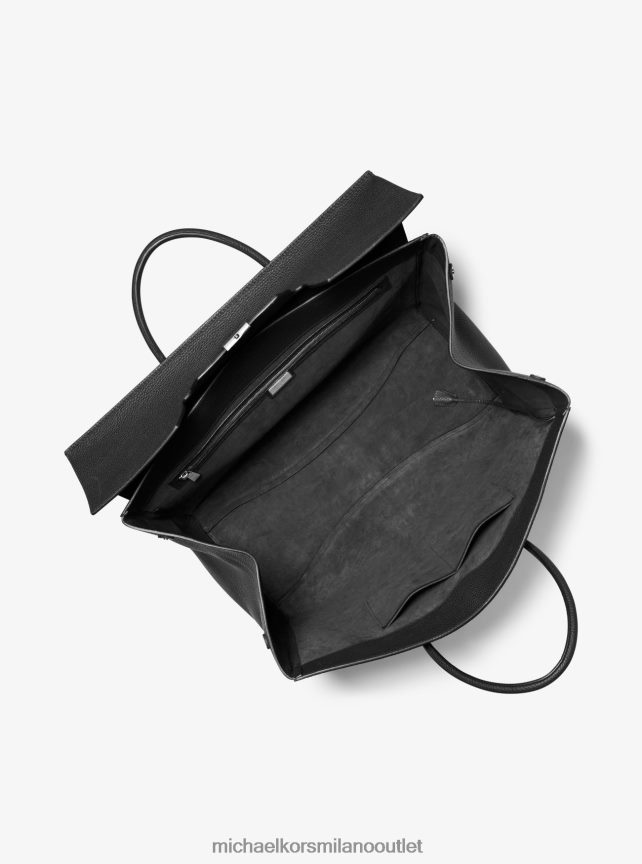 Michael Kors borsa weekender extra large della collezione Campbell in pelle martellata donne nero P06L0L3769 Accessori