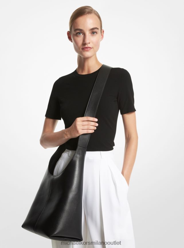 Michael Kors collezione dede borsa hobo media in pelle donne nero P06L0L3768 Accessori