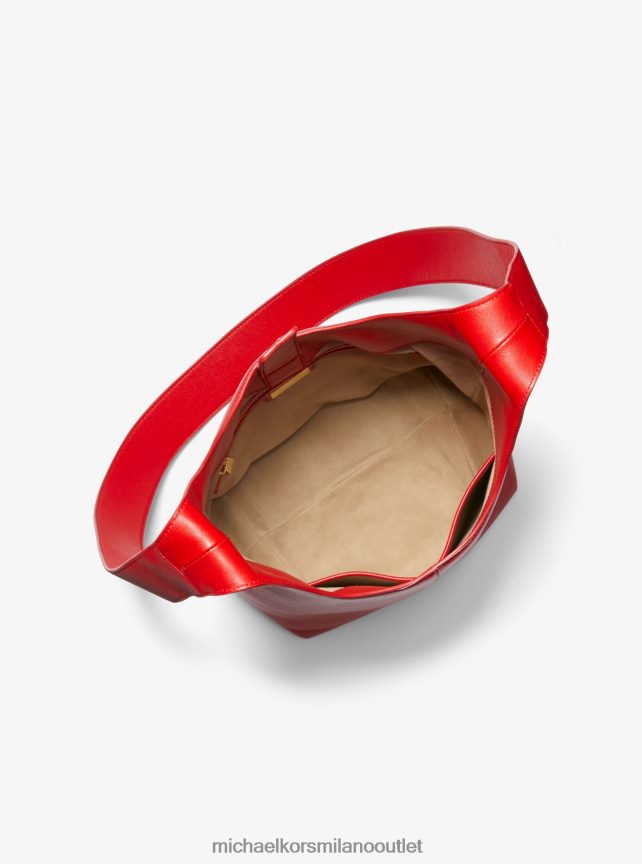 Michael Kors collezione dede borsa hobo media in pelle donne papavero P06L0L3766 Accessori