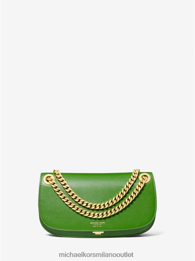 Michael Kors mini borsa a busta in pelle Christie della collezione donne verde palma P06L0L3785 Accessori