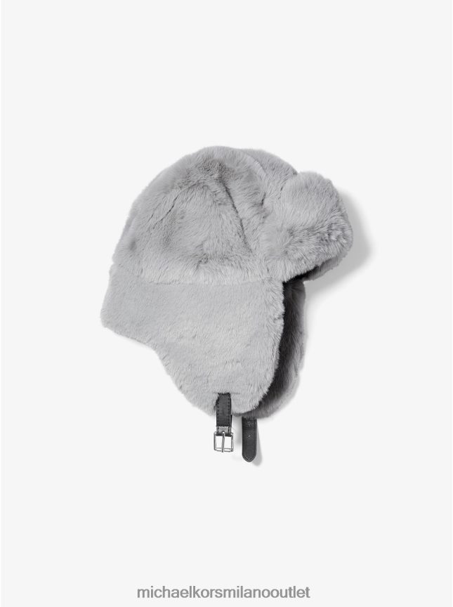 Michael Kors cappello da cacciatore in pelliccia sintetica donne grigio P06L0L2765 Accessori