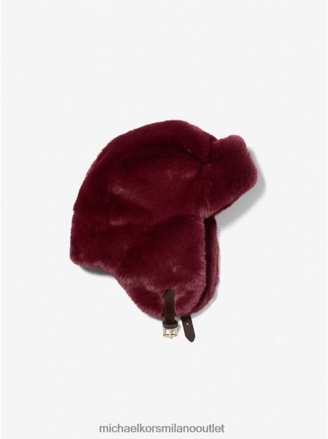 Michael Kors cappello da cacciatore in pelliccia sintetica donne merlot P06L0L2764 Accessori