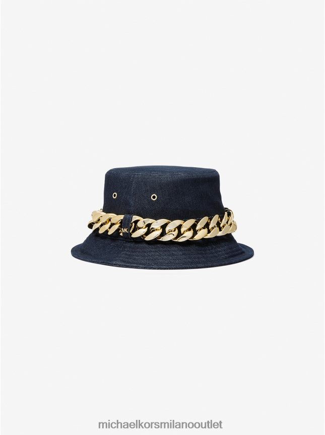 Michael Kors cappello da pescatore in denim decorato donne risciacquo P06L0L2737 Accessori