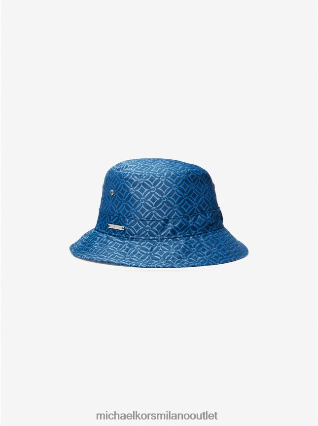 Michael Kors cappello da pescatore in jacquard con logo donne fiume blu P06L0L2751 Accessori