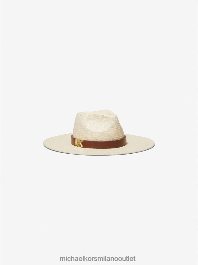 Michael Kors cappello di paglia Karli donne marrone P06L0L2752 Accessori