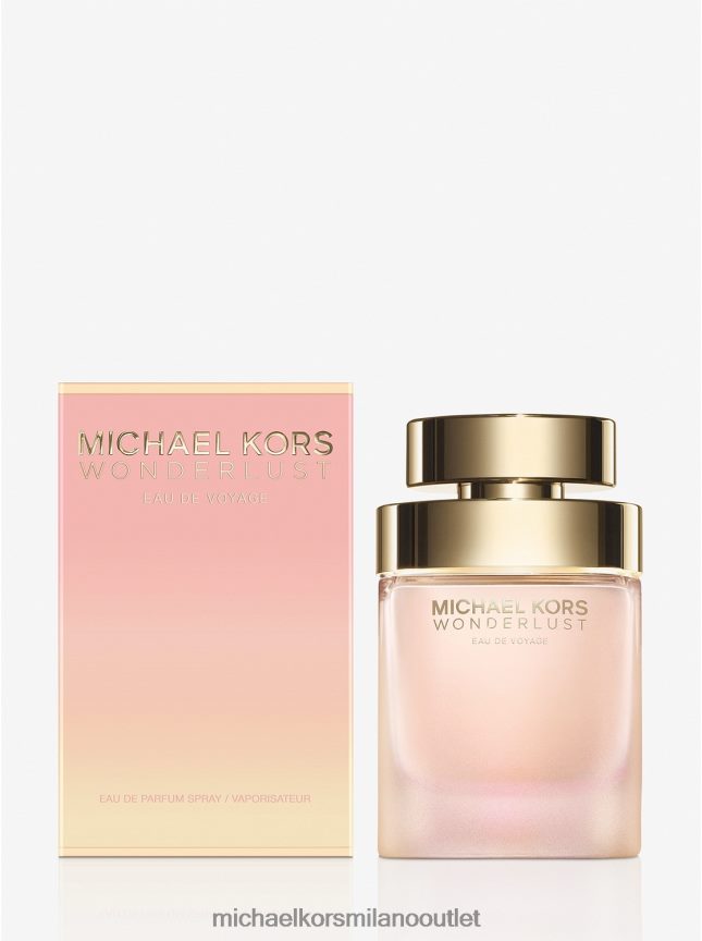 Michael Kors Wonderlust Eau de Voyage Eau de Parfum, 3,4 once. donne nessun colore P06L0L2725 Accessori