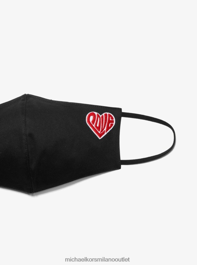 Michael Kors guarda la maschera per il viso Hunger Stop Love in cotone biologico donne nero P06L0L2757 Accessori