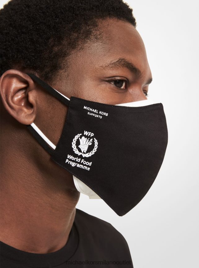 Michael Kors guarda la maschera per il viso Hunger Stop Love in cotone biologico donne nero P06L0L2757 Accessori