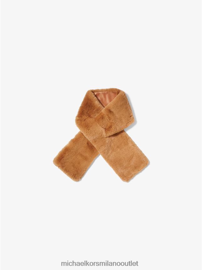 Michael Kors sciarpa pull-through in pelliccia sintetica donne bagaglio P06L0L2770 Accessori
