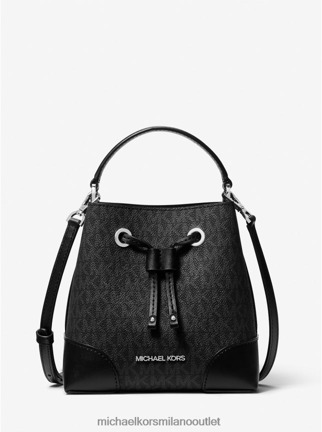 Michael Kors Borsa a secchiello Mercer piccola con logo donne nero P06L0L873 Accessori