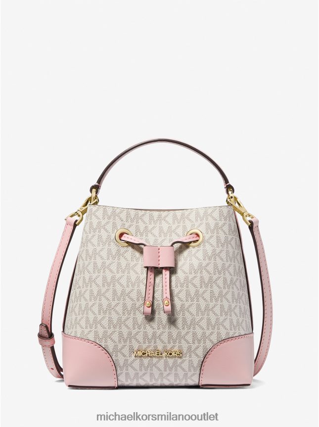 Michael Kors Borsa a secchiello Mercer piccola con logo donne pwd blsh mlt P06L0L913 Accessori