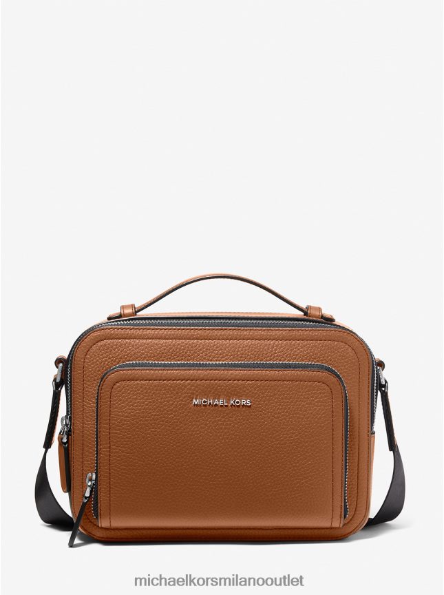 Michael Kors Borsa a tracolla Hudson in pelle martellata donne bagaglio P06L0L830 Accessori