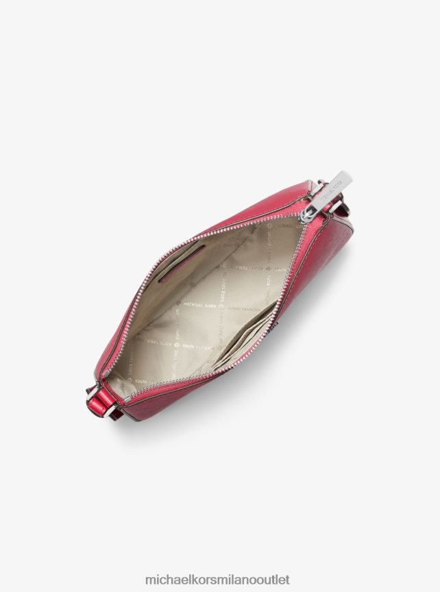 Michael Kors Borsa a tracolla Jet Set in pelle Saffiano con custodia per Apple Airpods Pro donne rosa carminio P06L0L876 Accessori