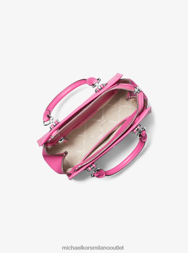 Michael Kors Borsa a tracolla Marilyn piccola in pelle saffiano donne rosso ciliegia P06L0L646 Accessori