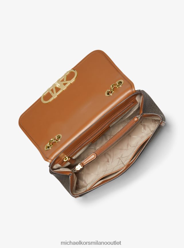 Michael Kors Borsa a tracolla Parker extra large con logo donne brn/ghianda P06L0L1304 Accessori